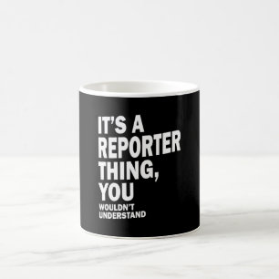 Rapportör, jobbtitel för "Gift Manar"-kvinnor Kaffemugg