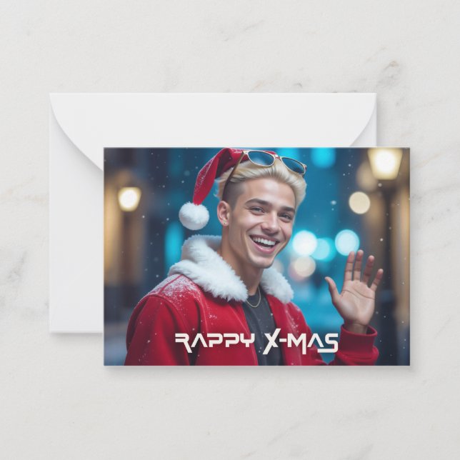 RAPPY X-MAS ANTECKNINGSKORT (Framsida)