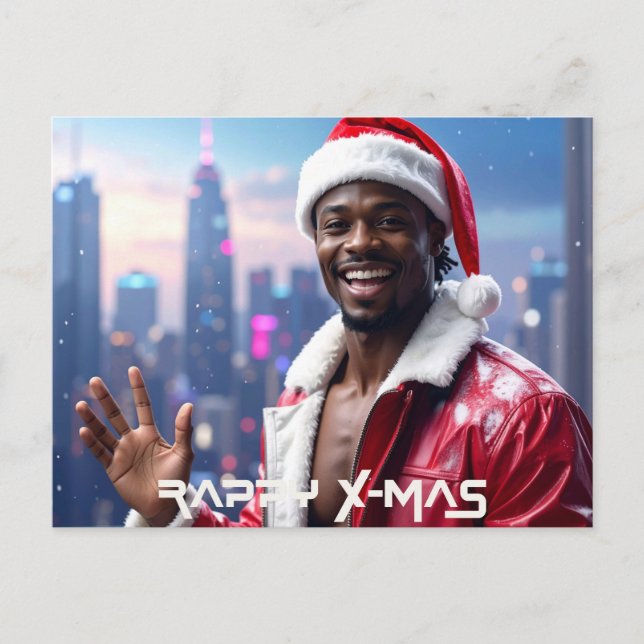 RAPPY X-MAS HELG VYKORT (Framsida)