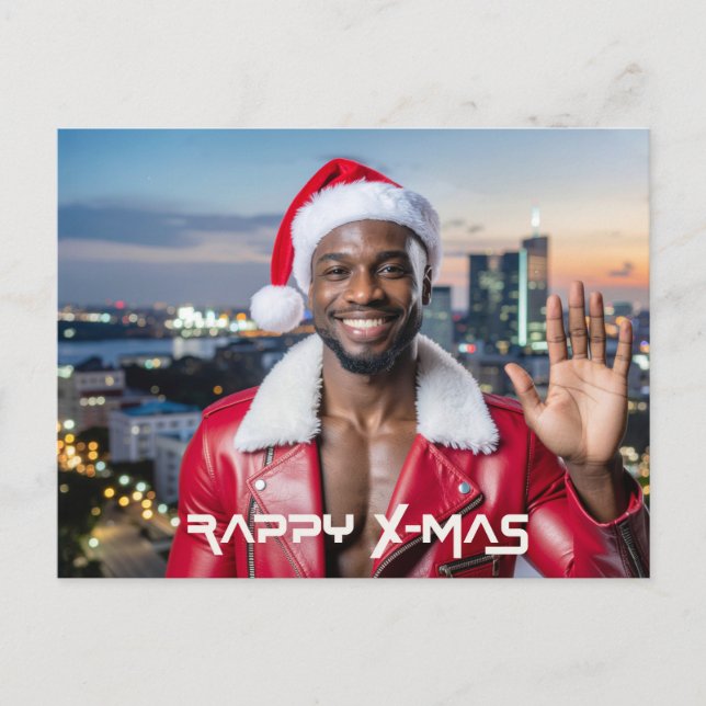 RAPPY X-MAS HELG VYKORT (Framsida)