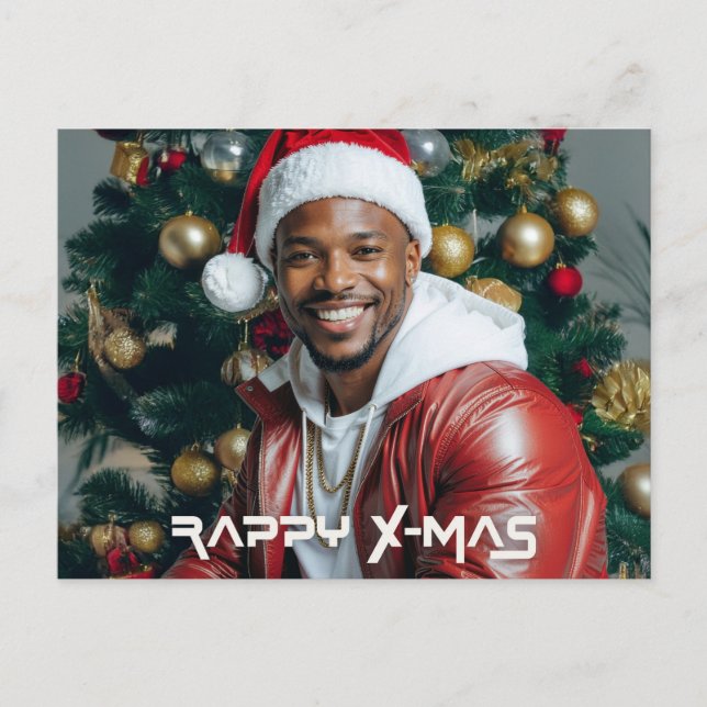 RAPPY X-MAS HELG VYKORT (Framsida)