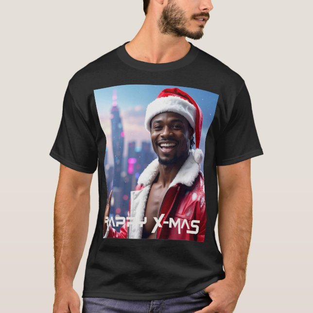 RAPPY X-MAS - Paper Plate T Shirt (Framsida)