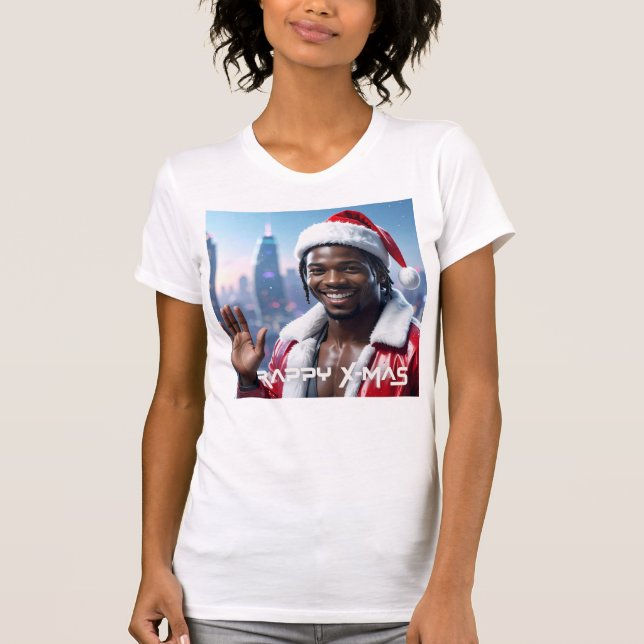 RAPPY X-MAS - Paper Plate T Shirt (Framsida)