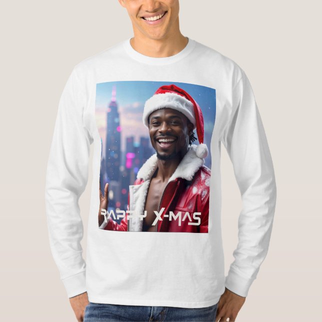 RAPPY X-MAS - Paper Plate T Shirt (Framsida)