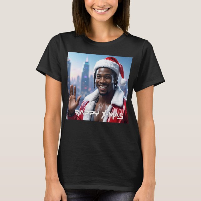 RAPPY X-MAS - Paper Plate T Shirt (Framsida)