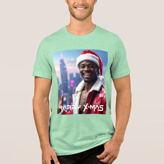 RAPPY X-MAS - Paper Plate T Shirt (Framsida)