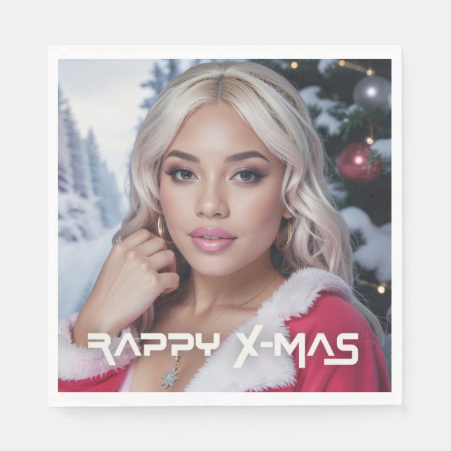 RAPPY X-MAS PAPPERSSERVETT (Framsidan)