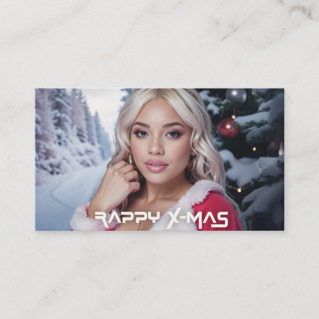 RAPPY X-MAS TILLÄGGSKORT (Framsida)