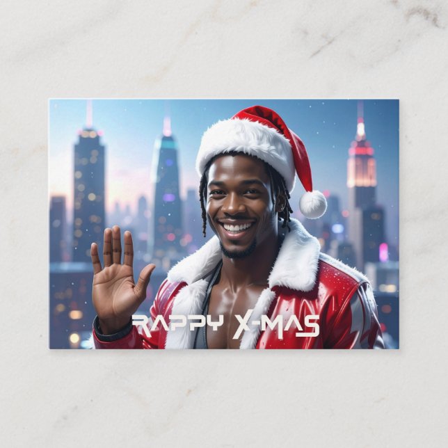RAPPY X-MAS TILLÄGGSKORT (Framsida)