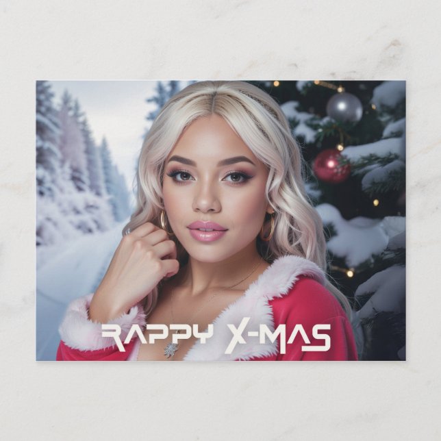 RAPPY X-MAS VYKORT (Framsida)