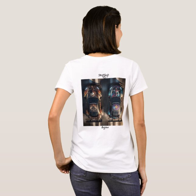 Raptor Grafisk Urban Vinge Symbol T Shirt (Hel baksida)