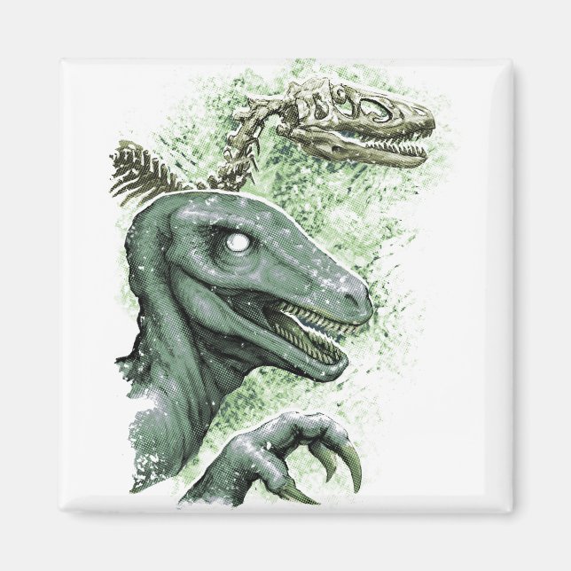 Raptor i Grönt Magnet (Framsidan)