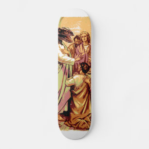 Raptor Jesus Old School Skateboard Bräda 18 Cm