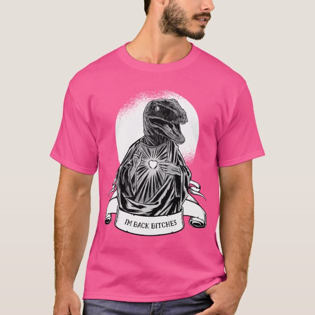 Raptor Jesus. T Shirt (Framsida)