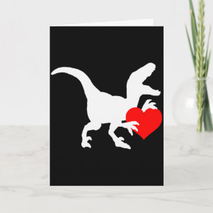 Raptor Kärlek Alla Hjärtans Dag Present Dino Rapto Kort
