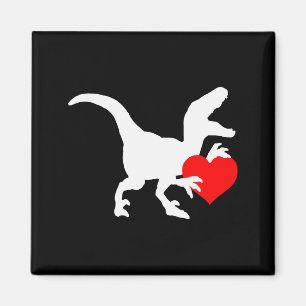 Raptor Kärlek Alla Hjärtans Dag Present Dino Rapto Magnet