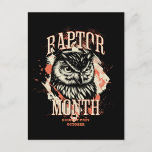 Raptor Month, Uggla Vykort