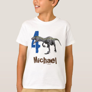 Raptor namn Age Dinosaur Jurassic age T Shirt