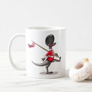 Raptor var ett brittiskt garde. kaffemugg
