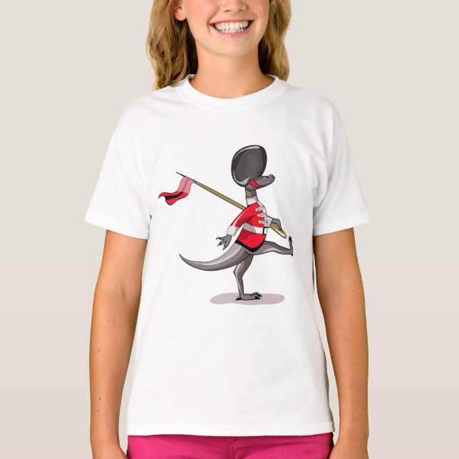 Raptor var ett brittiskt garde. t shirt (Framsida)