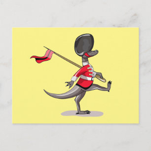 Raptor var ett brittiskt garde. vykort