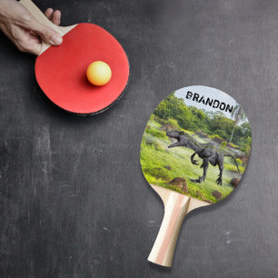 Raptor Velociraptor Dinosaur Monogram Pingisracket