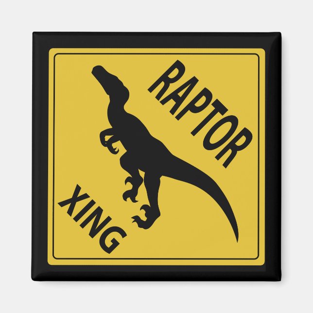 Raptor Xing Magnet (Framsidan)