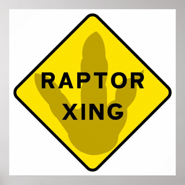 Raptorkorsande Poster (Framsidan)