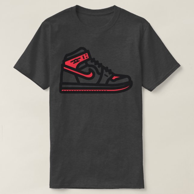 Raptors Basketball Sneakers T Shirt (Design framsida)