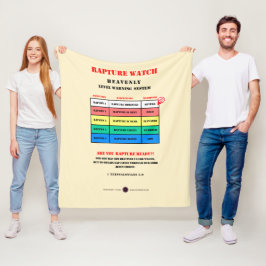 Rapture Alert Levels Fleecefilt