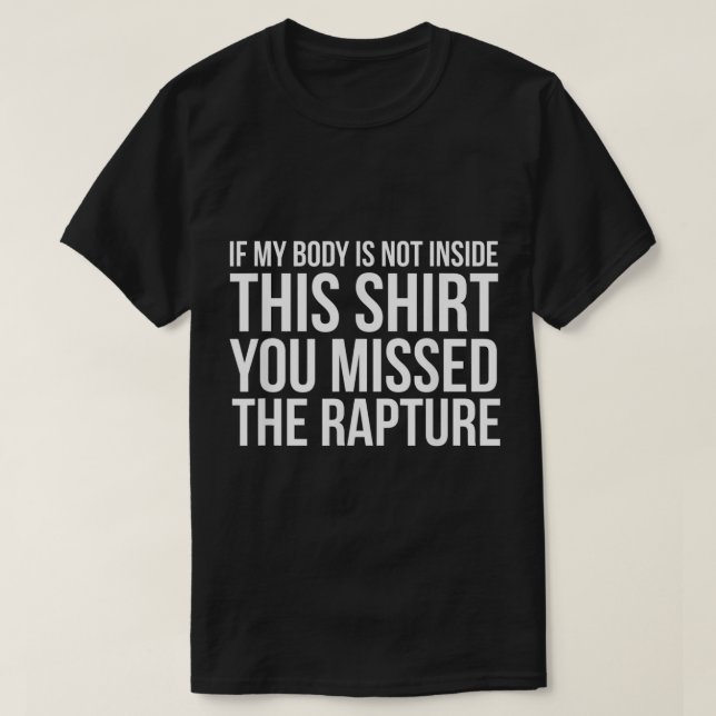 Rapture Christian Jesus kommer tillbaka T Shirt (Design framsida)