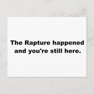 Rapture hände och du är fortfarande här. vykort