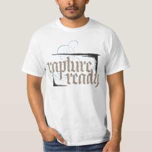 Rapture Redo Religiösa Christian Calligraphy Tee