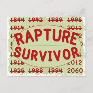 Rapture Survivor Vykort