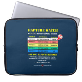 Rapture Varningsnivåer Laptop Fodral