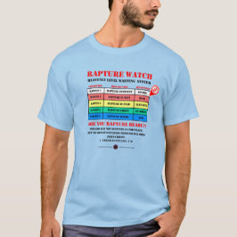 Rapture Varningsnivåer T Shirt