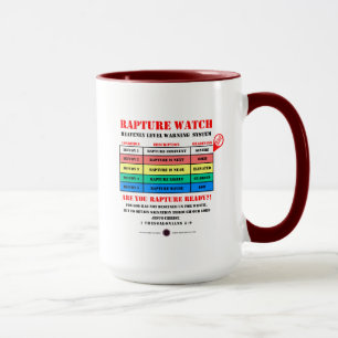 Rapture Watch - Warning Level Mugg