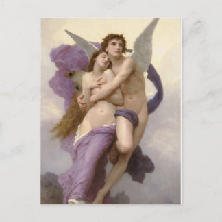 Rapturen av psyken av William Bouguereau Vykort