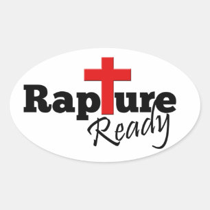 Raptureredo Ovalt Klistermärke