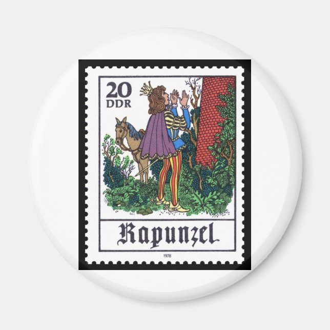 Rapunzel 20 DDR 1978 Magnet (Framsidan)