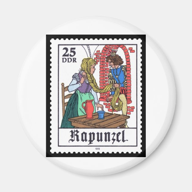 Rapunzel 25 DDR 1978 Magnet (Framsidan)