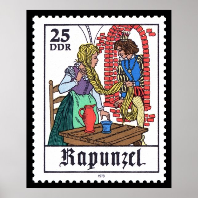 Rapunzel 25 DDR 1978 Poster (Framsidan)