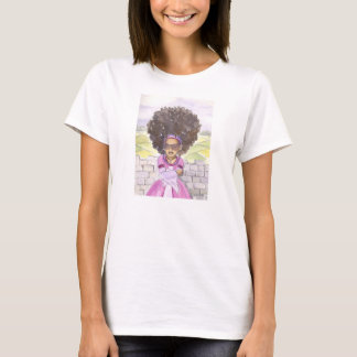 Rapunzel afro- kvinna tanktop t-shirt