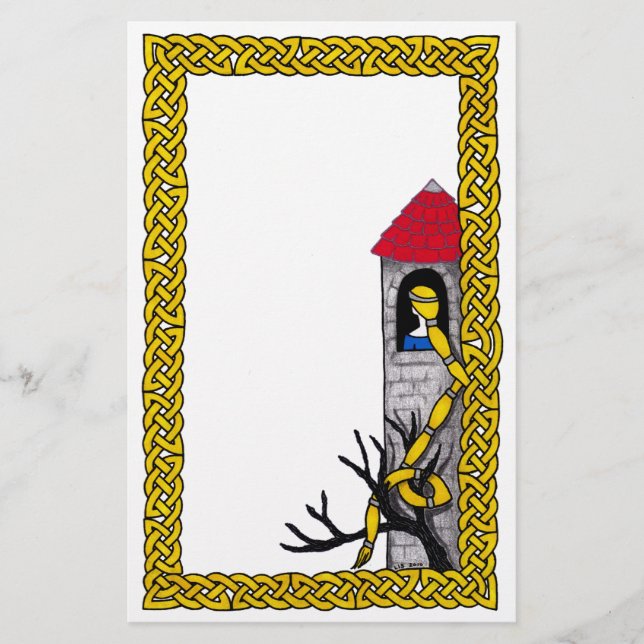 Rapunzel brevpapper (Framsida)