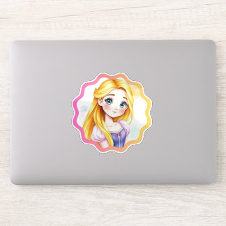 Rapunzel Dreams Custom-Cut Vinyl Sticker Klistermärken