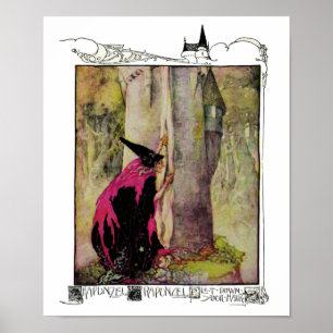 Rapunzel från Anne Andersson Print Poster