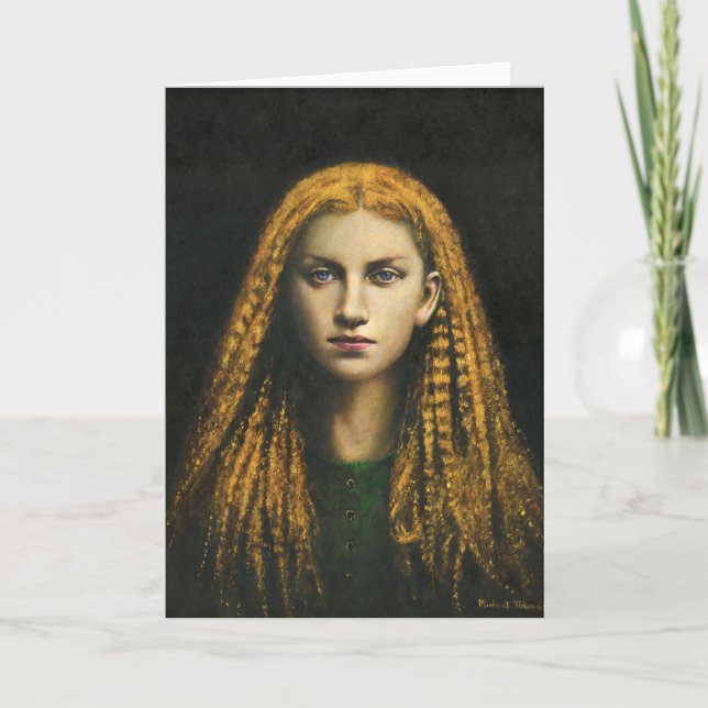 Rapunzel Hälsning Card Kort (Framsida)