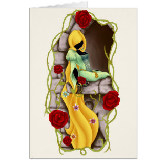 Rapunzel Hälsningskort