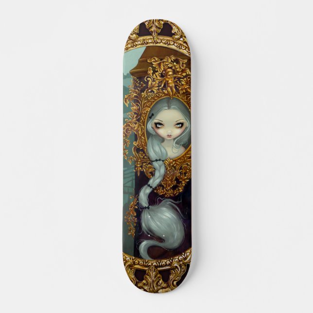 Rapunzel i rokoko skateboard bräda 20 cm (Framsida)