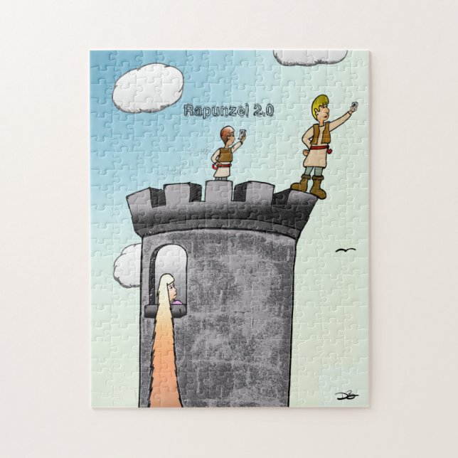 Rapunzel Jigszle Puzzle Pussel (Vertikal)